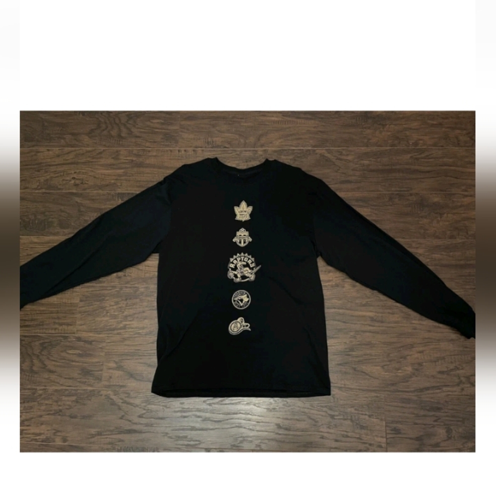 TORONTO FC Raptors Drake OVO Blue Jays Maple Leafs Argos Long sleeve Shirt - LRG - Picture 4 of 9